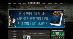 Desktop Screenshot of kai-meyer.de